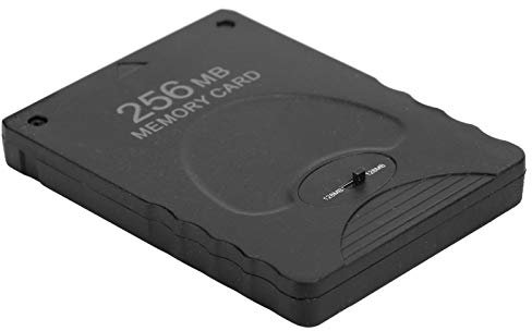 CCYLEZ Carte mémoire 256 Mo - Portable - Haute vitesse - 256 Mo - Accessoire pour console de jeu PS2 PlayStation 2 - Noir