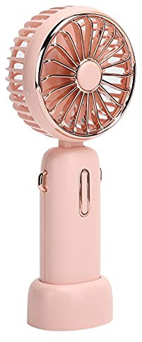 Tragbarer Mini-Lüfter, 3 Geschwindigkeiten, tragbarer Tischventilator, wiederaufladbarer Desktop-Luftkühler, geräuscharmer USB-Lüfter mit 4800-mAh-Akku für den täglichen Gebrauch im Home Office
