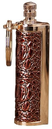 Nuovo accendino a fiammifero, accendino a cherosene, portachiavi in ​​metallo a pietra focaia, accendino con ricarica a cherosene, attrezzatura di sopravvivenza di emergenza impermeabile for campeggio