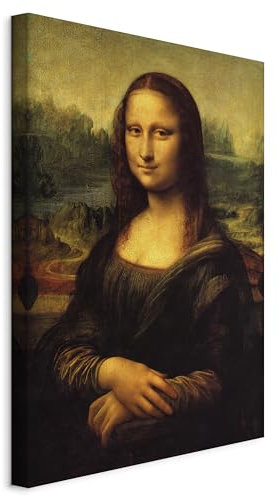 murando - Quadro Acustico Leonardo da Vinci 1 pezzo schiuma acustica Quadri Moderni Camera da Letto Matrimoniale - Stampa su Tela - Protezione dai Rumori Fonoassorbente Acustiche Monna Lisa