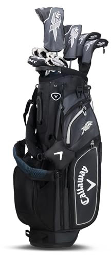 Callaway Golf XR Komplettset (Schwarz/Silber, Rechts, Graphit, Standardlänge, Licht)