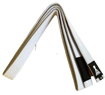OSS Combat Sports BJJ Belt - Brazilian Jiu Jitsu Belt - Jujitsu Belt - IBJJF Approved - Limited Edition (White, A3)