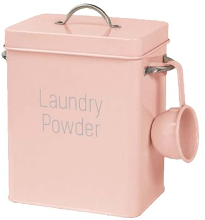 Xafrstyu Rice Dispenser Container, Cereal Dry Food Storage Tank, Rice Flour Storage Tin Jar, Cereal Container Set, Used for Dry Food, Grains and Flour (Pink)