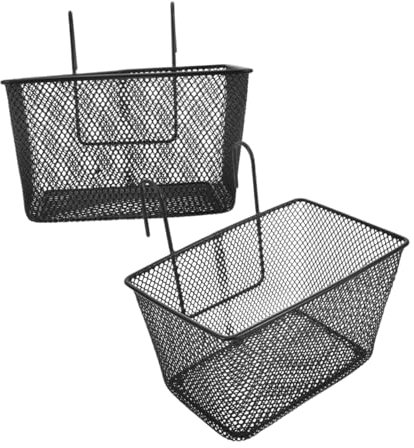 CORHAD 2pcs Heavy Duty Bicycle Baskets Front Basket for Electric Bike and Scooter Decorative and Practical