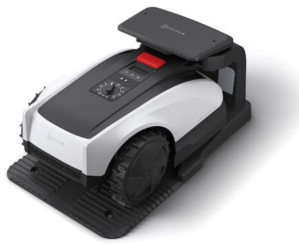 ECOVACS GOAT O500 Panorama Robot cortacésped 500㎡, mapeo automático, sin configuración, navegación visual panorámica mejorada LiDAR, paso de 0,7 m de camino, corte personalizado, corte de precisión de