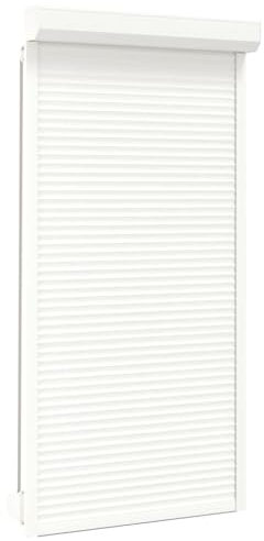 Kangmusi 144971 Volet roulant en aluminium Blanc 110 x 220 cm