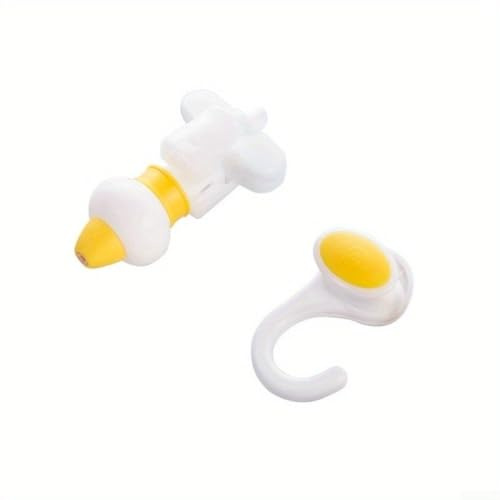HanOaki Shower Gel Supplement With Squeezer And Measuring Device Enabling Controlled Dispensing And Quick Refills(Yellow)