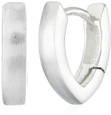 VINANI Damen Klapp-Creolen Modern Angel Silber 925 CMA