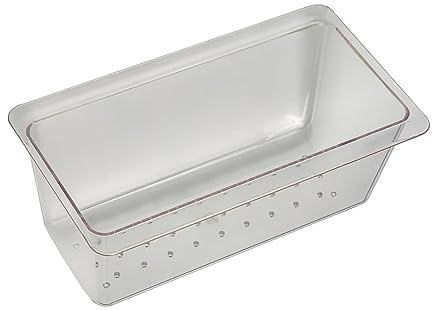 Villeroy & Boch Bandeja de residuos transparente: plástico, moderno, minimalista, bandeja de residuos de cocina, bandeja de basura, bandeja de residuos