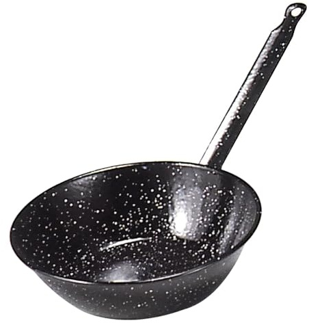 Garcima - Sartén Doble Honda Con Mango Esmaltada 28 cm.