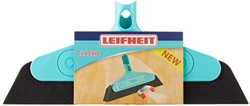 Leifheit Schaumstoffbesen Classic 34 cm, optimal für Allergiker mit schräger Stielanbindung, Besenkopf ohne Stiel, für die schnelle Entfernung von feinstem Staub und Schmutz, mit Click-System