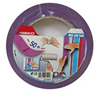 EDM Cinta Masking Lila 25MM X 50M Baja ADHESIVIDAD para Superficies DELICADAS