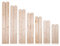 AZZAP Zaunlatten 50cm 15 Stück Holzzaun Holz Zaun Brett Zaunbrett Gartenzaun