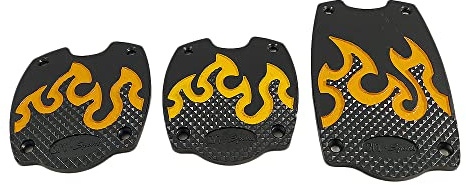 Pedalbduckung Rutschfest Fußstütze Sportpedale Pedal Kappen Manuelle Auto Schwarz Bremse Kupplung Accelerator Plastik Metall Universal Set