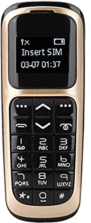V2 Mini Wireless 0.66inch Mobile Phone Dialer Cellphone Headphone, FM Radio, Call, Music, 260mAh Battery