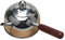 Wisboey 500Ml InduccióN Hervidor de Agua de una Manija Samll Café Leche Tetera 304 Acero Inoxidable Caldera de Agua Al Aire Libre Drinkware Gas Plata