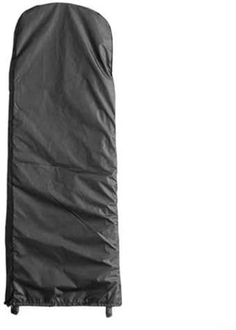 Funda impermeable para escalera plegable | Tejido Oxford 210D resistente con cordón ajustable | Protección contra la intemperie y diseño de secado rápido (50 x 195 x 12 cm) (negro)
