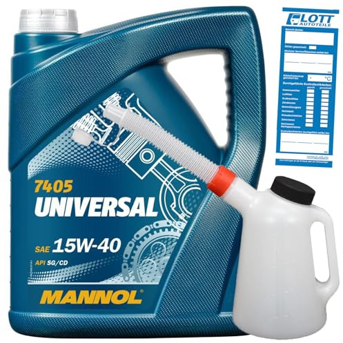 MANNOL Universal 15W-40 API SG/CD Motorenöl, 5 Liter