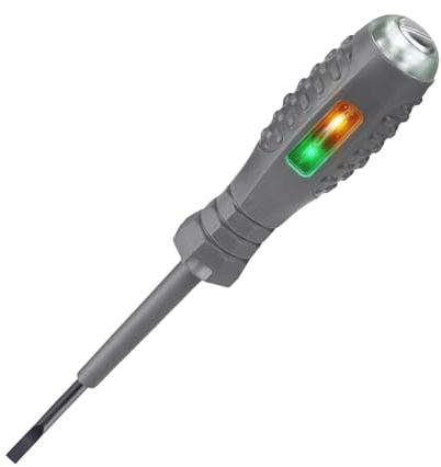 Spannungsprüfer Schraubendreher - Magnetischer Schraubendreher Mit Hohem Drehmoment & 2-in-1 Stromprüfer Mit Lichtanzeige | Werkzeug Zum Testen Von AC/DC Schaltkreisen, Ideal Für & Haushalt