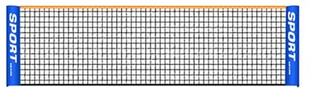 Badminton Netz Professionelles Badmintonnetz for Indoor- und Outdoor-Sporttraining mit quadratischem Mesh(5m)