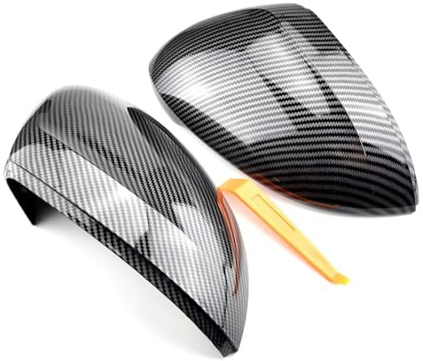 Vänster Höger Side Backspegel Kåpor För VW För Passat B8 För Arteon 2016-2019 Biltillbehör Sidobackspegelskydd(Carbon Look)