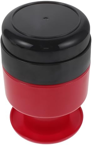 Ipetboom Snocciolatore di Ciliegie a 7 Fori Rosso, Utensile Multiuso per Rimozione Noccioli, Leva Noccioli di Ciliegia a Pulsante per Cucina e Preparazione Marmellate