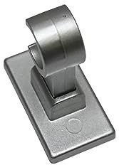 Gardinia Supporto per Bacchette per Tende da bistrot California Ø 12 mm, Argento Opaco, 2.7 cm, 2 unità