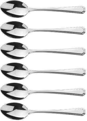 Arthur Price Classic Grecian Tea Spoons, Box of 6, Silver