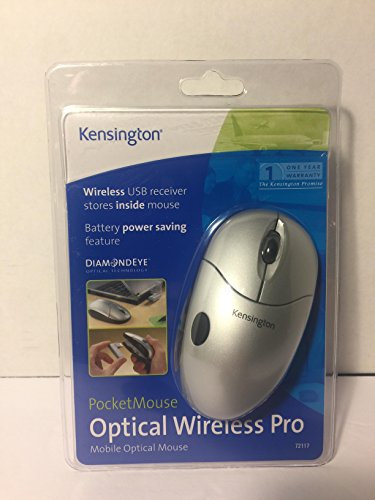 Kensington PocketMouse Pro Wireless - Ratón (Óptico, RF inalámbrico, 800 DPI)