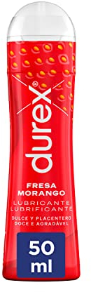 Durex Play Lubricante a base de agua Sabor Fresa 50 ml