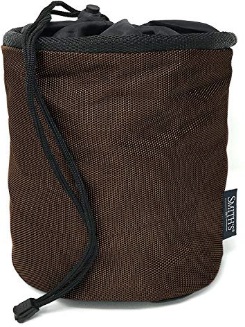 Smith’s® Premium Waterproof Peg Bag | Brown | 28 x 18 x 18 cm | for Laundry, Clothes & Pegs | Weather Resistant Oxford 1680D | Indoor & Outdoor Use | Belt & Washing Line Carabiner