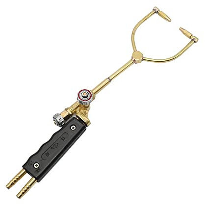 Chalumeau à souder H01-6 à l'oxygène-propane à double tête pour réfrigérateur climatiseur (lampe torche en acétylène)
