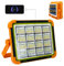 CREATESTAR Foco LED Recargable Solar 100W, 10000 Lúmenes Foco de Trabajo Exterior Portátil 12000mAh Foco Led Bateria con 4 Modos para Camping,Pesca,Sitio de Construcción, Emergencia