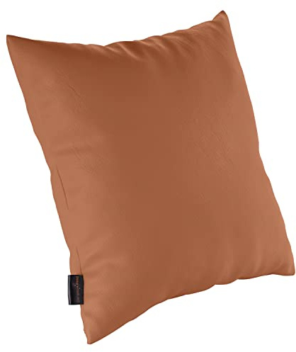 pader medi.tech Kopfkissen mit Schaumstoff-Flocken, 60x60cm, Therapiekissen, Lagerungskissen für die Physiotherapie mit Kunstlederbezug | abwaschbar, bequem | 31 Nougat