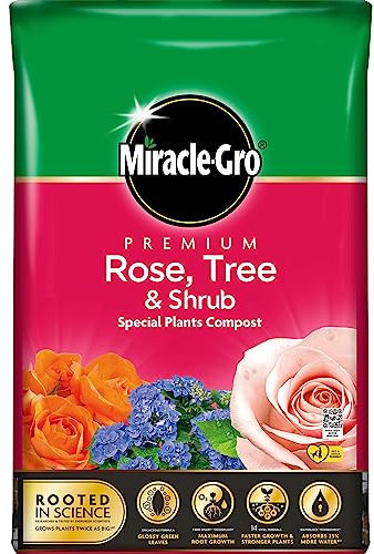 40L Rose, Tree & Shrub Compost – Multi-Purpose Fertiliser for Healthy Growth, Ideal for Indoor & Outdoor Planting