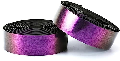 VKEID Fahrrad Lenkerbände Gradient Ramp Radfahren Rennrad Lenkerband EVA PU Automobil Rennen Fahrrad Lenkerband weich Lenkerbänder (Color : Pink, Size : 210x3x0.3cm)
