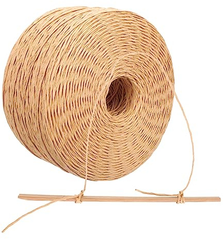 NUOBESTY Corde En Papier Kraft Diy 2 Mm 500 m Rouleau Naturel Décoration Artisanat Emballage Bricolage Lampe Maison Fête Saison Hiver