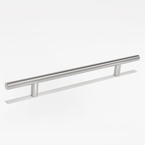 woplus Stangengriff Ø: 12 mm Türgriff Möbel Griffen Kabinett Griffe Schrankgriffe Silber Stück Schrank Schublade Türgriff Edelstahl Lochabstand 160 mm Edelstahl (10 Stück)