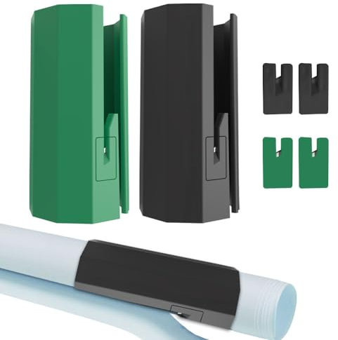 Vmxlso 2 Stück Geschenkpapier Schneider für Rollen, Wrapping Paper Cutter, Geschenkpapierschneider mit 4 Klingen, Geschenkpapier Cutter, Geschenkpapierschneier für Geburtstag Geschenkpapier