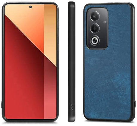 Jiajihua Funda Compatible con Moto E40,Compatible con Motorola Moto E40 4G 2 en 1 [PU+TPU] Protección de Lente Antigolpes Blue