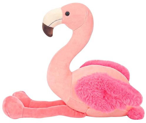 Flamingo Kuscheltier, 50cm Weiches Flamingo-Spielzeug, Flauschiger Stofftier zum Spielen & Kuscheln, Kinderzimmerdekoration, Plüschkissen, für Kinder Mädchen Jungen Geburtstag Geschenk Plüschtier