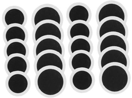 MILISTEN 20 Stück Kazoo Flötenmembranen Runde Ersatzmembranen für Kazoo Instrumente Leicht und Tragbar für Flötenzubehör und Musikinstrumente Kompatibel mit Gitarre Ukulele Klavier