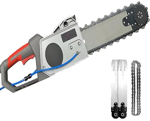TronçOnneuse éLectrique 5800 W/6500 W Pour DéCoupe Murale, Scie à BéTon, Rainureuse Murale 13,8/18,9 Pouces, Profondeur De Coupe 35 Cm/48 Cm, Pour DéCoupe Humide Et SèChe,350