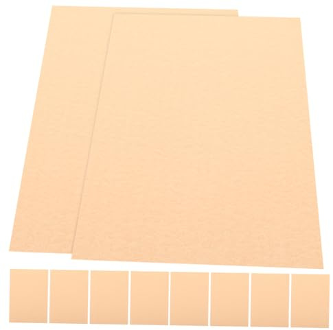 DIYEAH 10pcs Vintage Decorative Parchment Paper Rustic Aged Texture for Certificates Scrapbooking Writing Printing Wedding Menus Craft Stationery Sheets