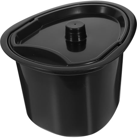 TOPPERFUN Plastik Urin eimer mit Deckel Bedpan Urinflasche für Senioren Schwangere Behinderte Haushalts Krankenhausgebrauch Leicht zu Reinigen Langlebig Ergonomisch Geformt