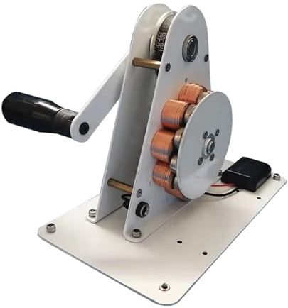 Generatore a manovella, 50 W, dinamotore manuale di emergenza portatile con porta di ricarica USB, alimentatore di emergenza per esterni con comoda maniglia, per operazioni sul campo, indagini, aiuti