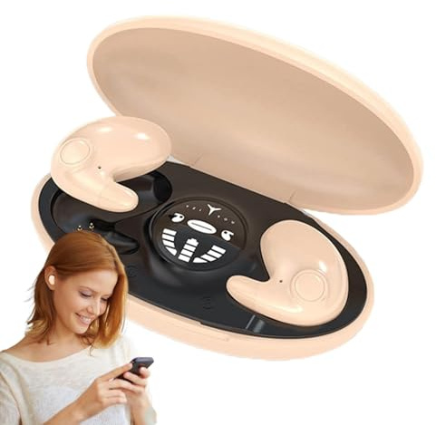 Écouteurs De Sommeil Sans Fil – Format Mini | Oreillettes De Nuit Anti-Bruit | Casque Intra-Auriculaire Invisible Pour Méditation Détente Et Voyage