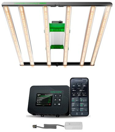 MARS HYDRO FC-E4800 LED Grow Lampe für 120X120cm Vollspektrum Grow Light 480Watt Pflanzenlampe und iControl für Growbox Komplettset, Intelligente Grow Controller