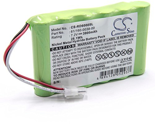 vhbw NiMH battery 3900mAh (7.2V) for cable tester Riser Bond 6000, 6000DSL, 6000TDR Multi Function, RD6000 Cable Test Analyser as 61/160-0038-00.
