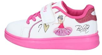 Lelli Kelly LKAA2280-AA63 Sneaker Ballerina Bianco/Fuxia con Gonnellina Intercambiabile (Numeric_27)